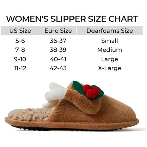 Matching Family Holiday‎ Christmas Reindeer & Turkey Scuff - Picture 6 of 7